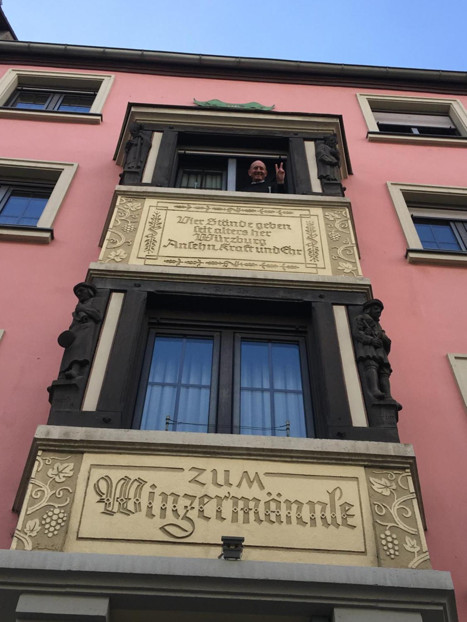 ホテル Zum Winzermaennle ヴュルツブルク エクステリア 写真
